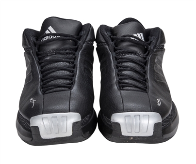 Adidas "Kobe PS Option 1" Black Colored Unreleased Development Style Sample Pair of Sneakers - April 5, 2002
